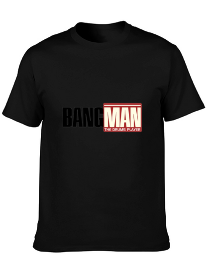 Bangman Drums Player Black T-Shirt