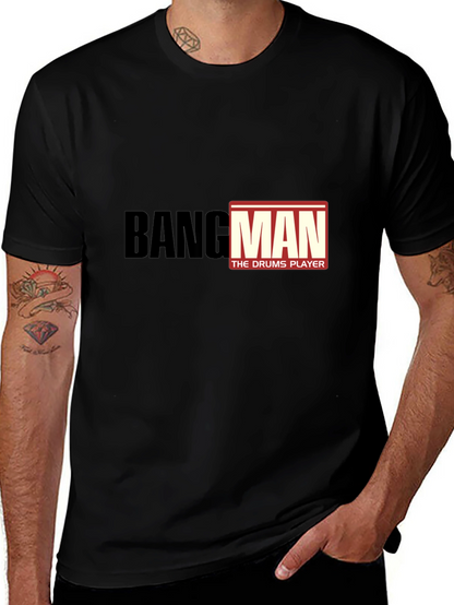 Bangman Drums Player Black T-Shirt