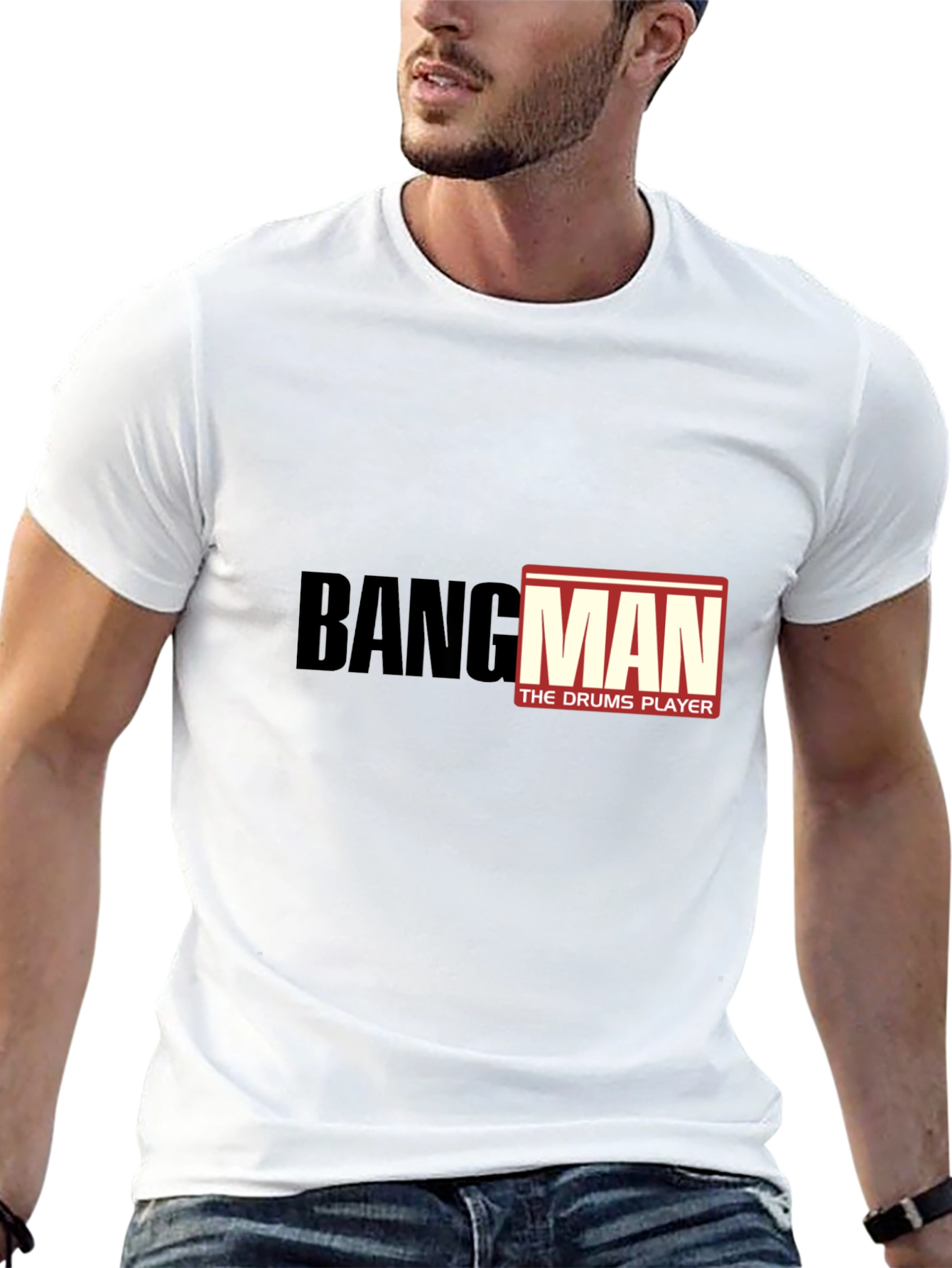 Bangman Drums Player Black T-Shirt