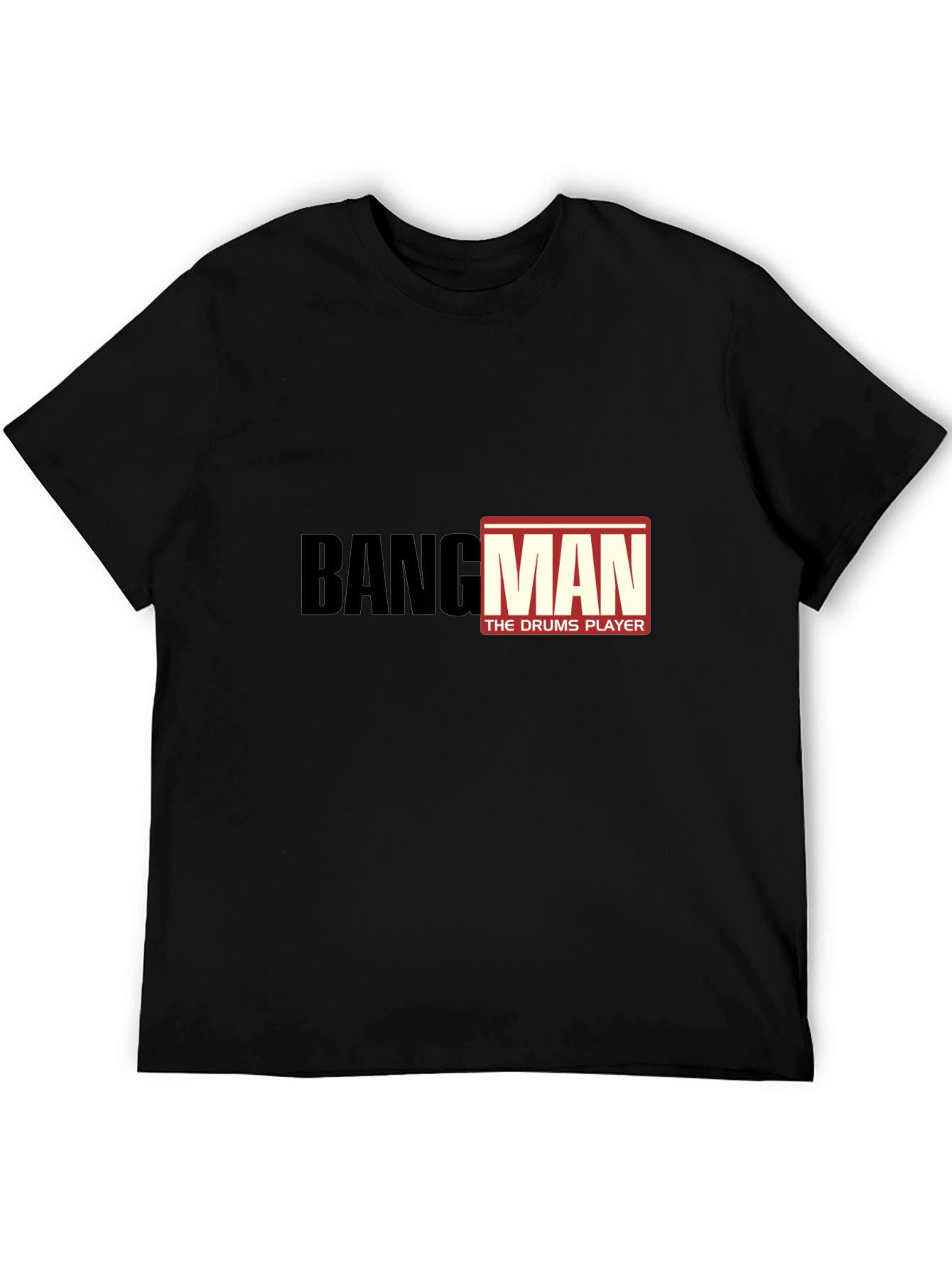 Bangman Drums Player Black T-Shirt