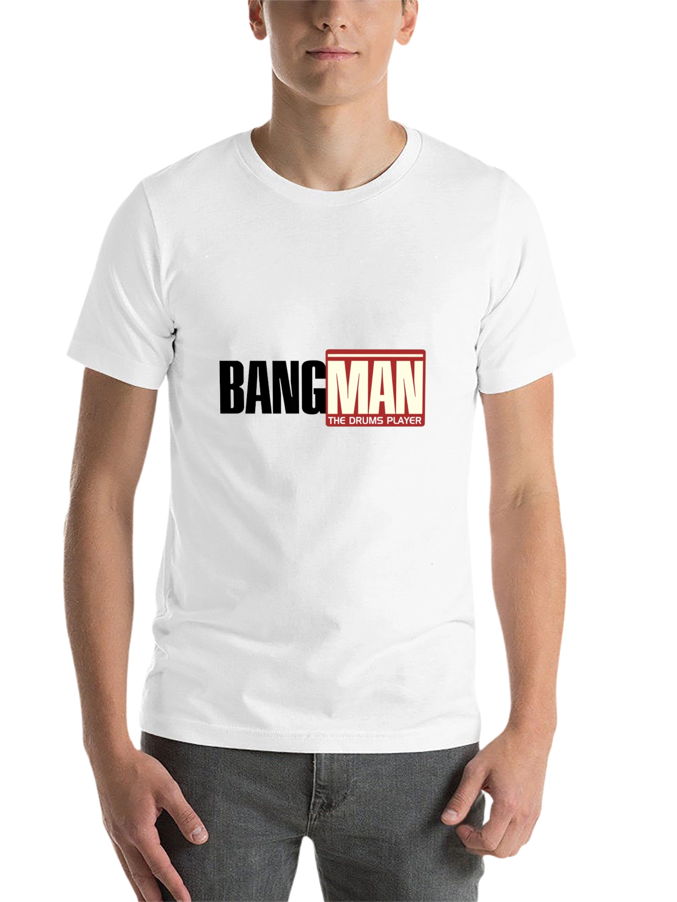 Bangman Drums Player Black T-Shirt