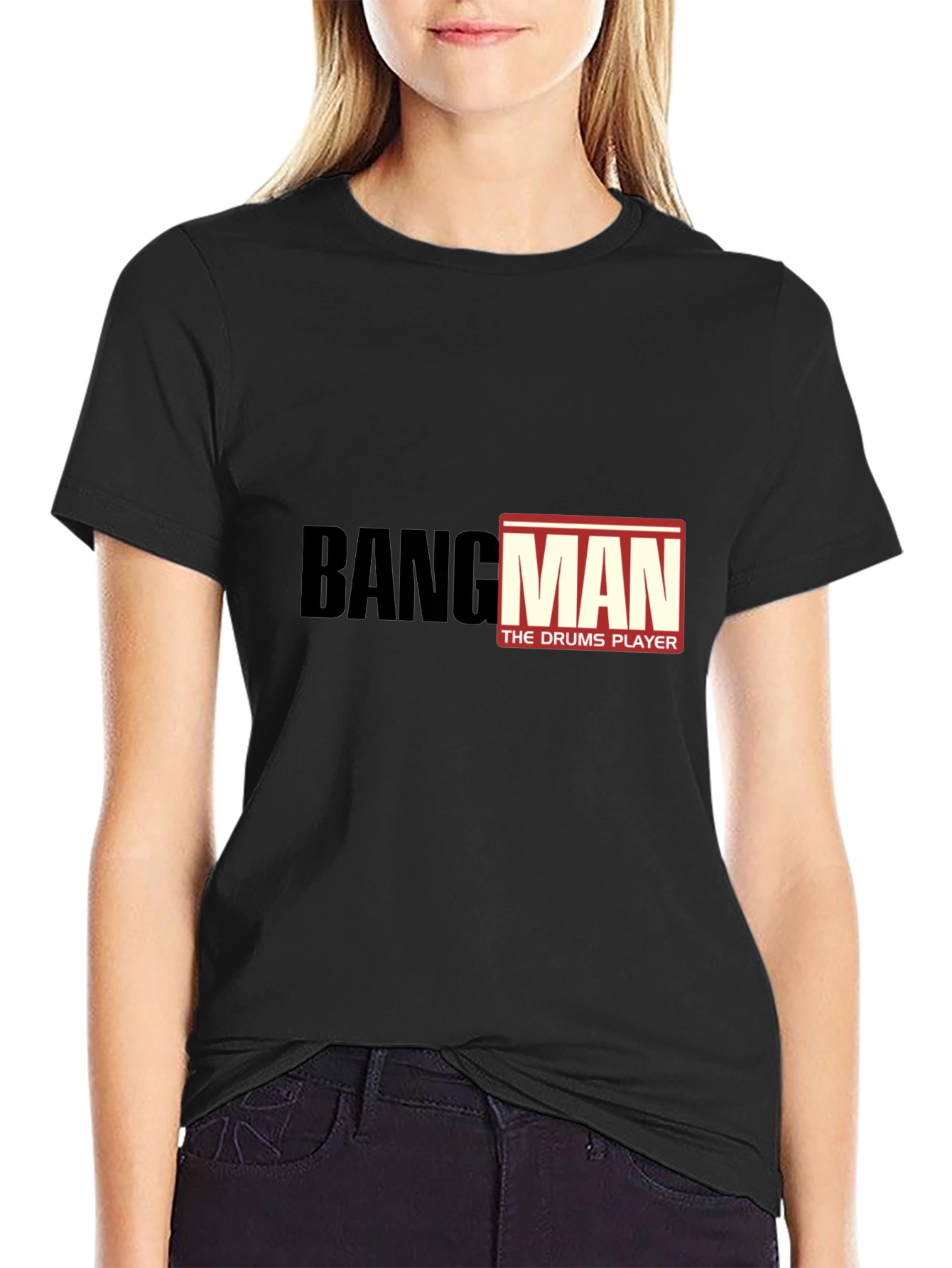 Bangman Drums Player Black T-Shirt