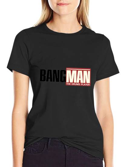Bangman Drums Player Black T-Shirt
