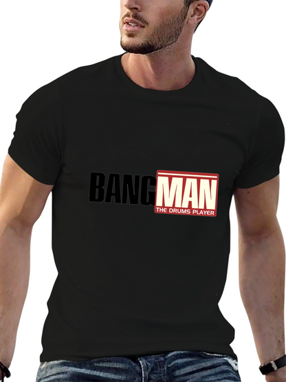 Bangman Drums Player Black T-Shirt