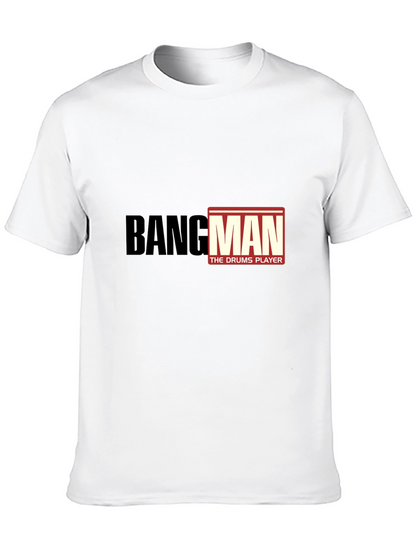 Bangman Drums Player Black T-Shirt