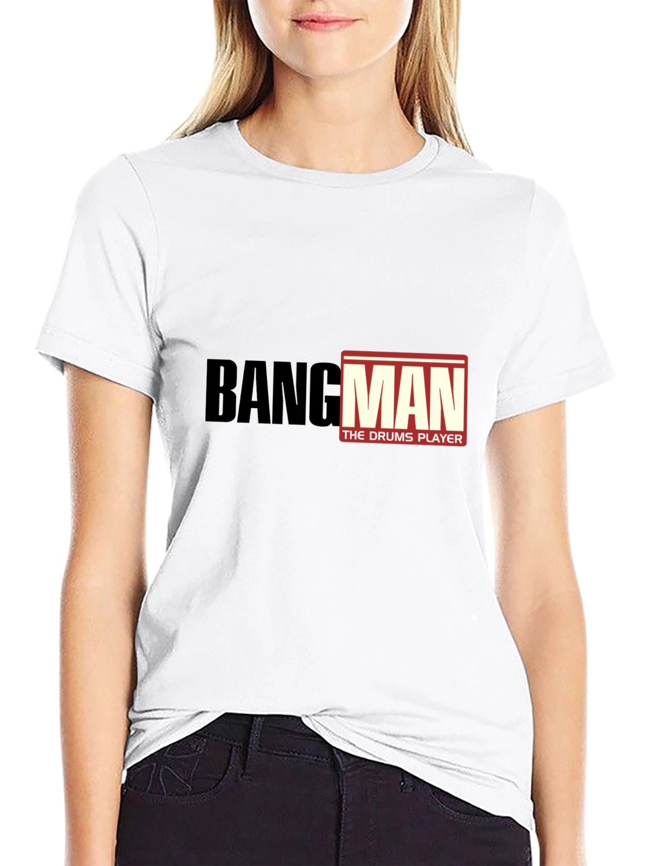 Bangman Drums Player Black T-Shirt
