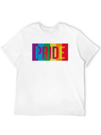 Pride Rainbow Graphic Tee - Soft Cotton Blend