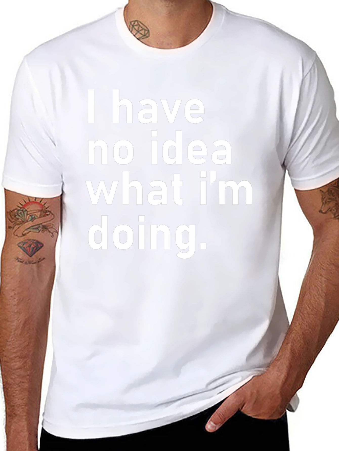 Funny I Have No Idea Graphic Tee