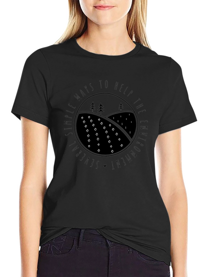 Eco-Friendly Graphic Tee - Help the Environment