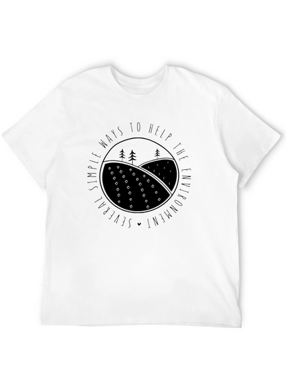 Eco-Friendly Graphic Tee - Help the Environment