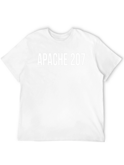 Apache 207 T-Shirt Black Crew Neck Cotton