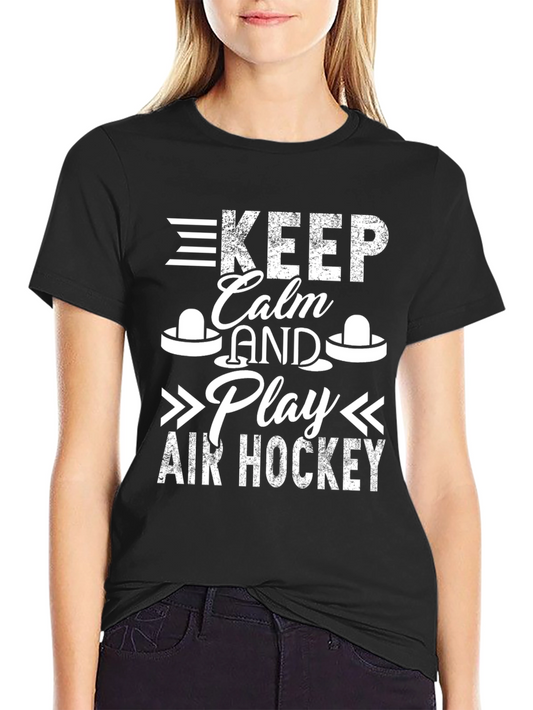 Keep Calm and Play Air Hockey T-Shirt