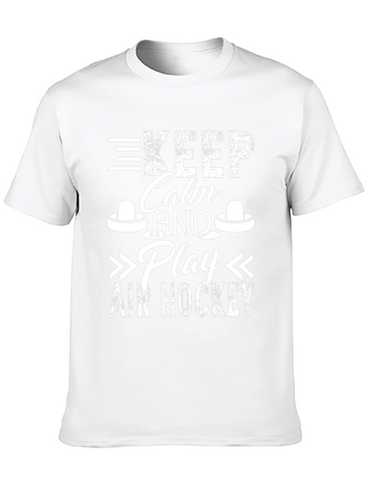 Keep Calm and Play Air Hockey T-Shirt