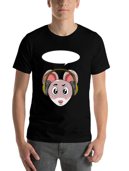 Cool Mouse with Headphones T-Shirt
