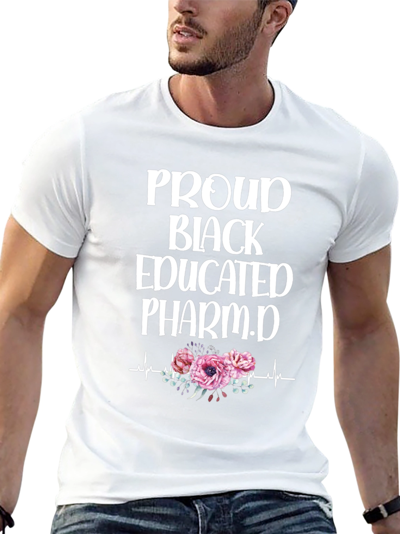 Proud Black Educated Pharm.D T-Shirt