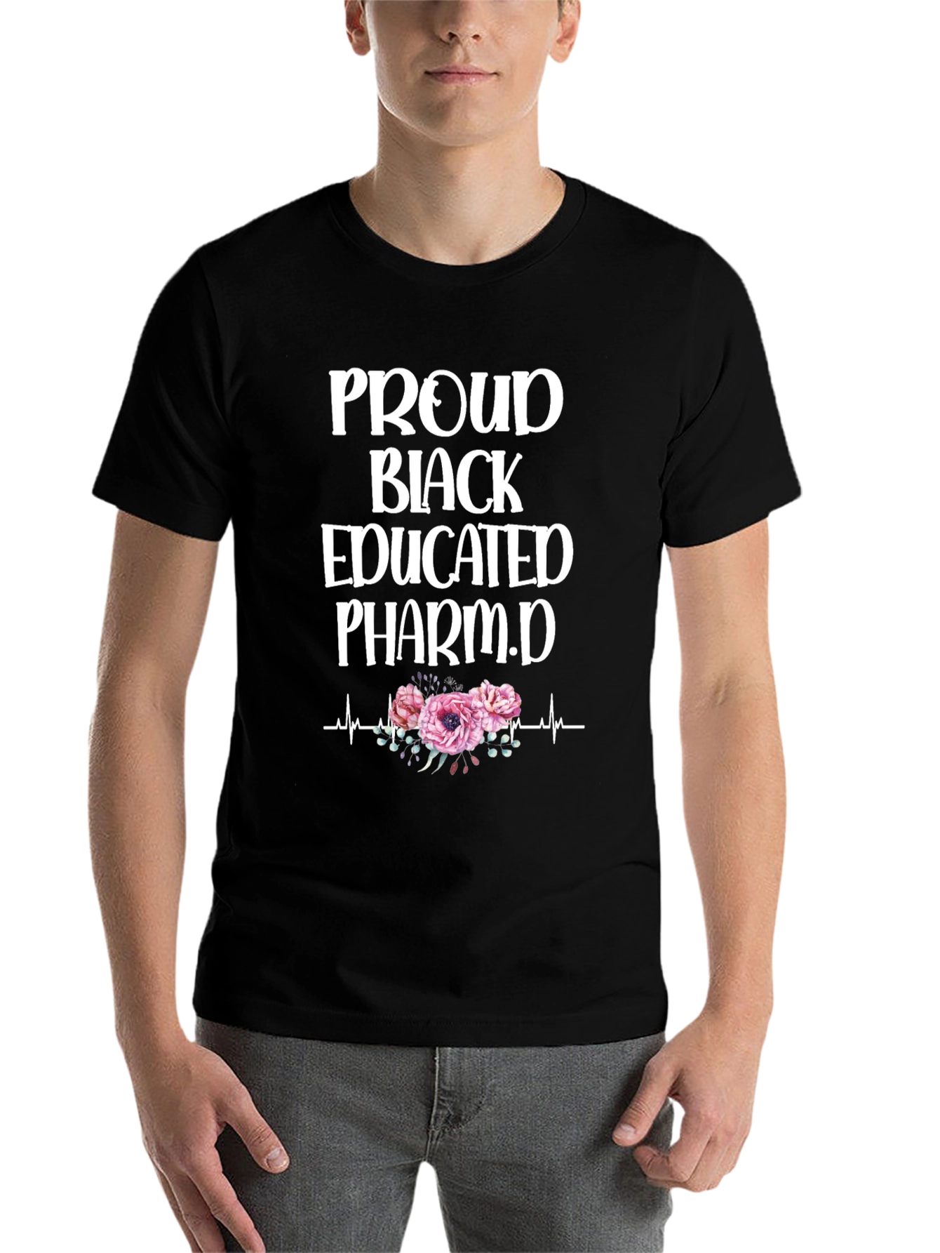 Proud Black Educated Pharm.D T-Shirt
