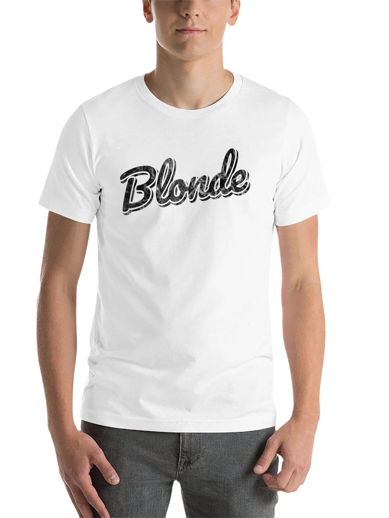 Blonde Graphic Tee - Black T-Shirt