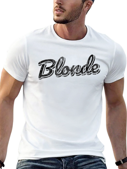 Blonde Graphic Tee - Black T-Shirt