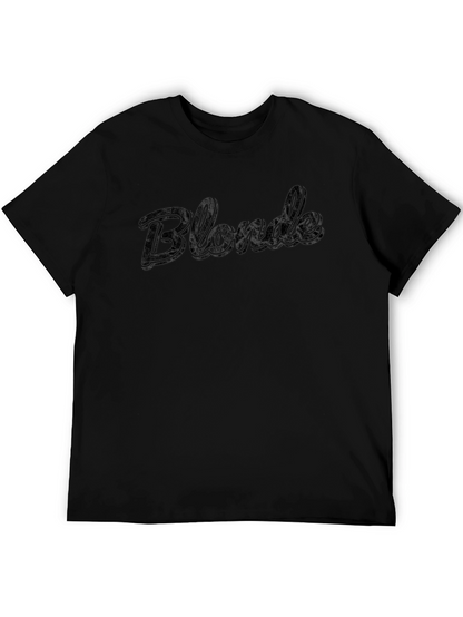 Blonde Graphic Tee - Black T-Shirt
