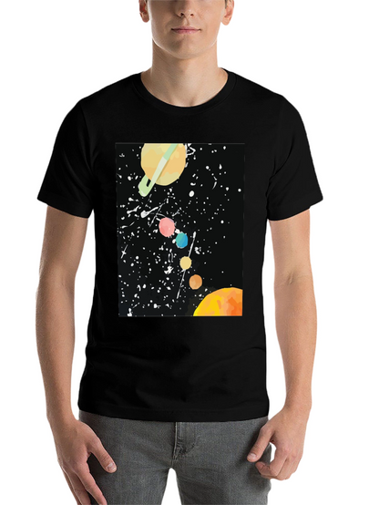 Cosmic Planets Graphic Tee