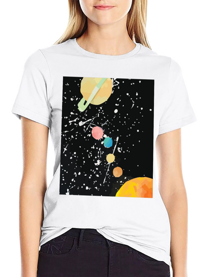 Cosmic Planets Graphic Tee