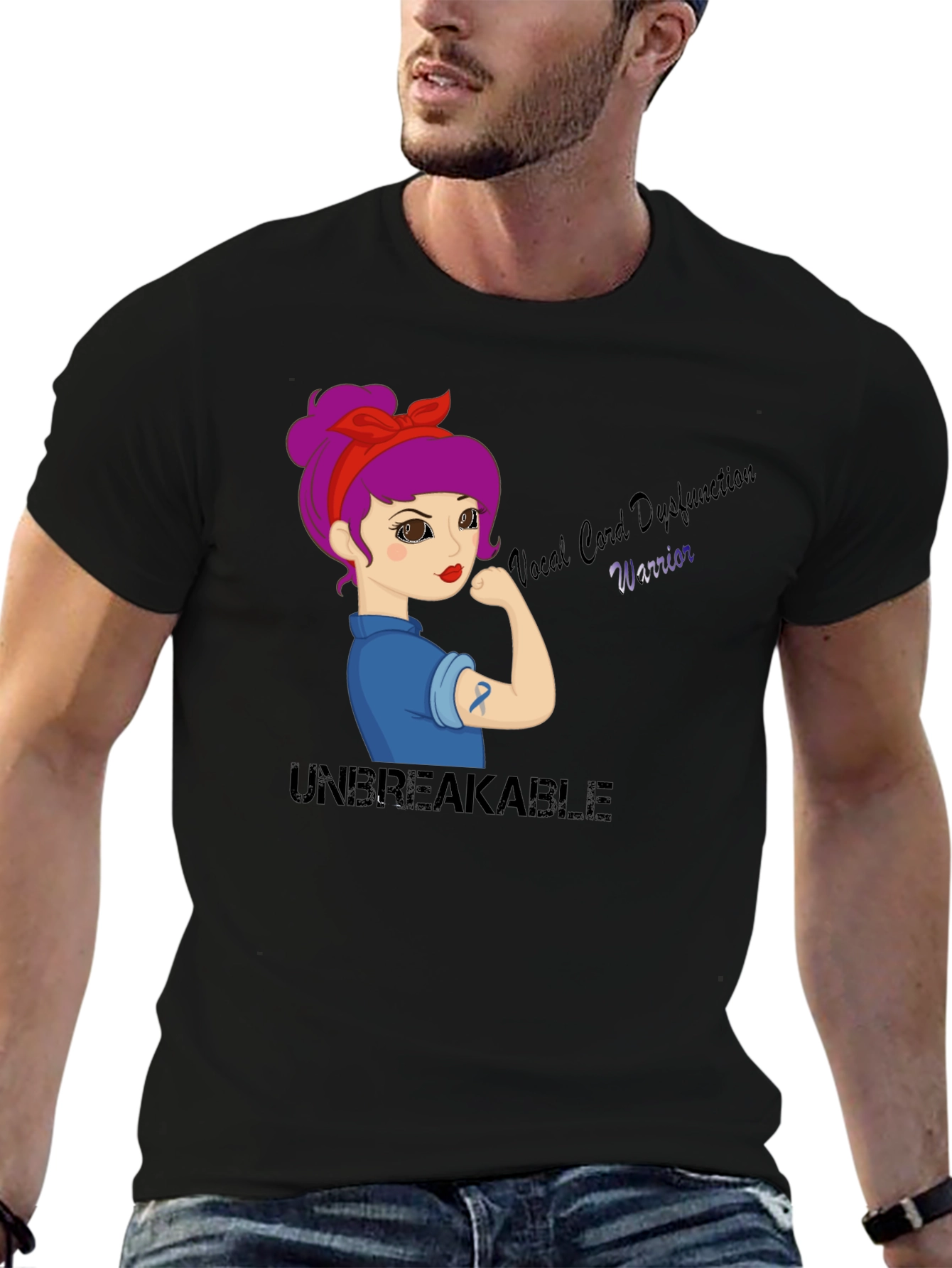 Vocal Cord Dysfunction Warrior T-Shirt