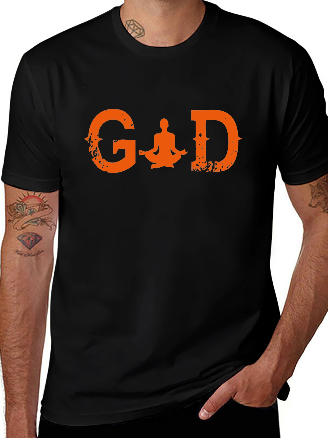 God Yoga Graphic T-Shirt - Relaxed Fit