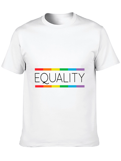 Equality Rainbow Pride Graphic T-Shirt