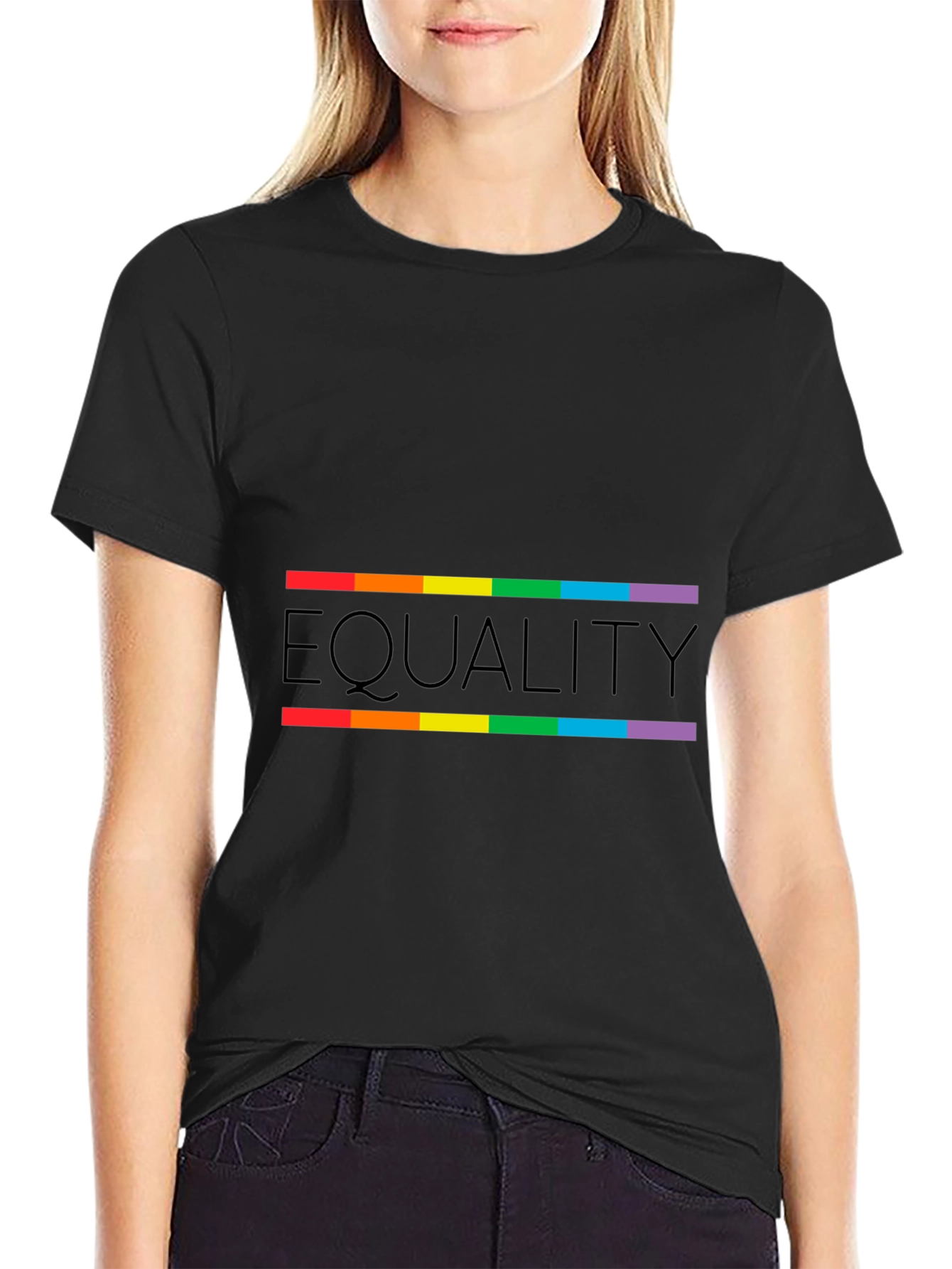 Equality Rainbow Pride Graphic T-Shirt