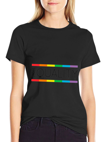 Equality Rainbow Pride Graphic T-Shirt