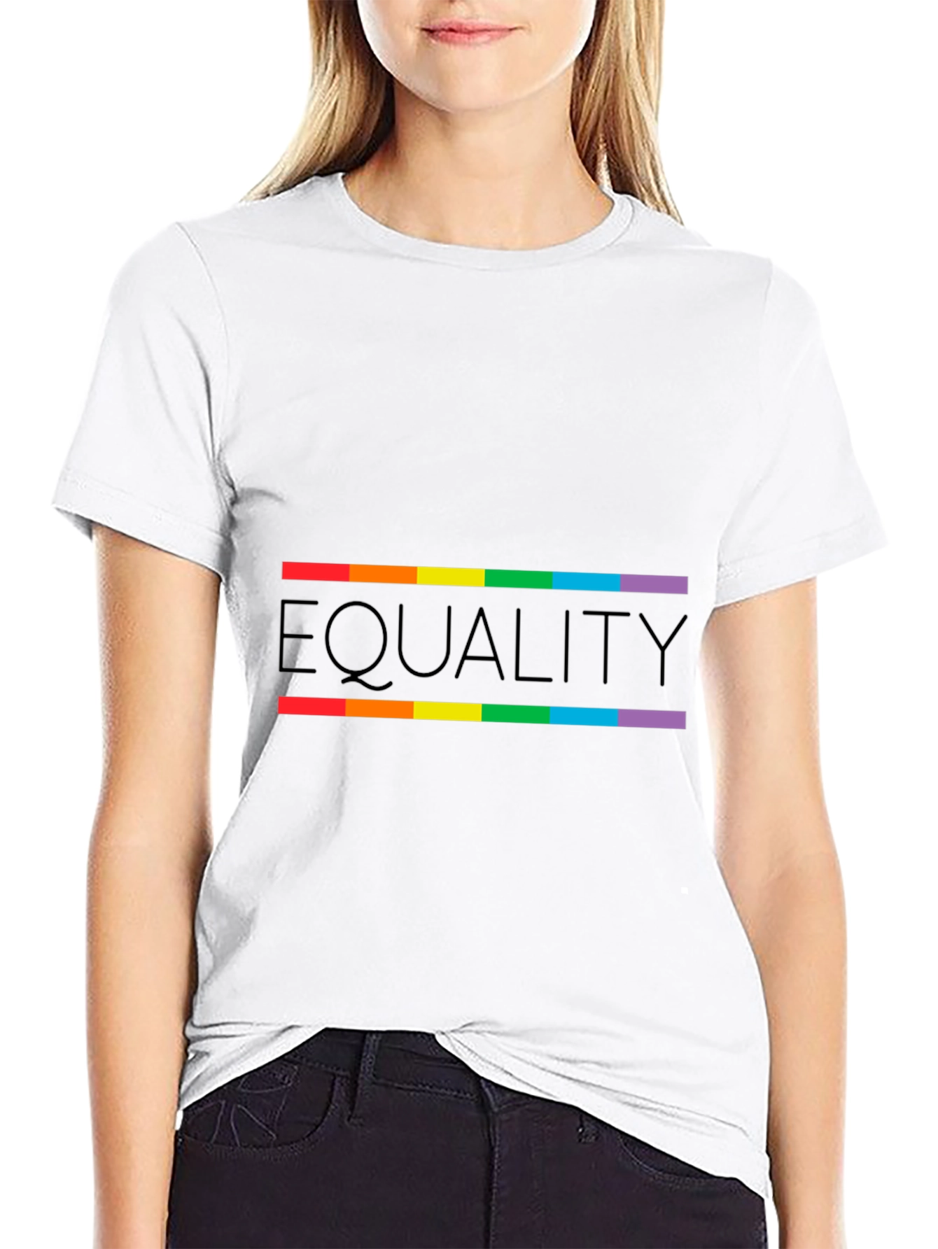 Equality Rainbow Pride Graphic T-Shirt
