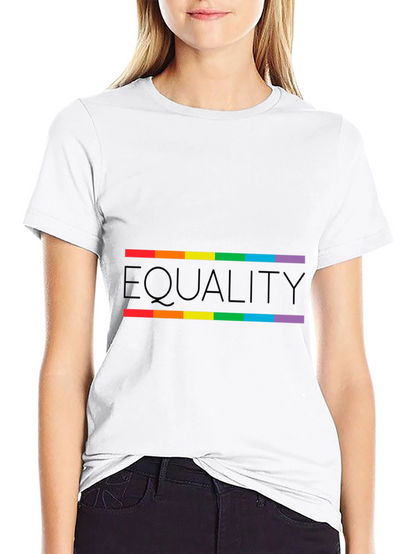 Equality Rainbow Pride Graphic T-Shirt