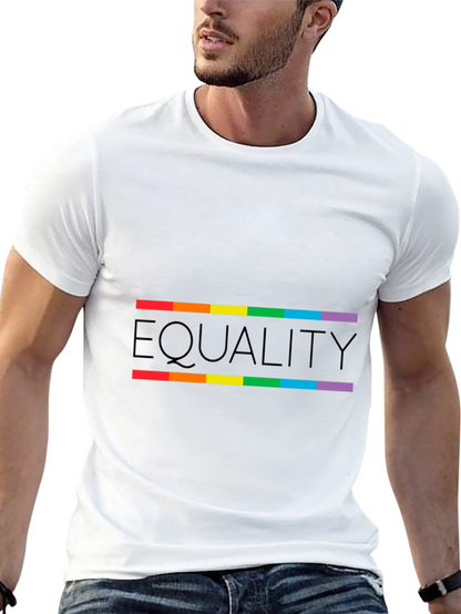 Equality Rainbow Pride Graphic T-Shirt