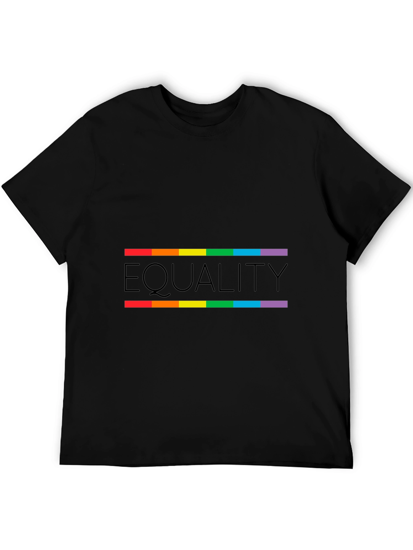 Equality Rainbow Pride Graphic T-Shirt