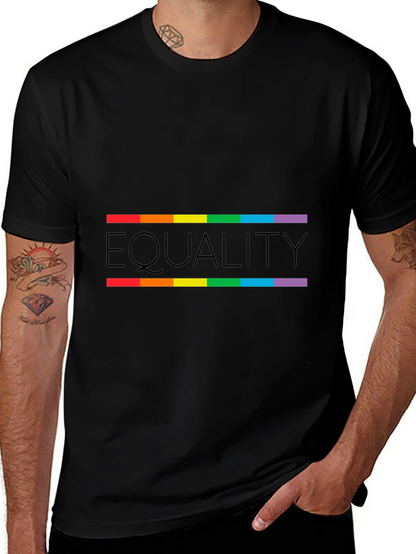 Equality Rainbow Pride Graphic T-Shirt