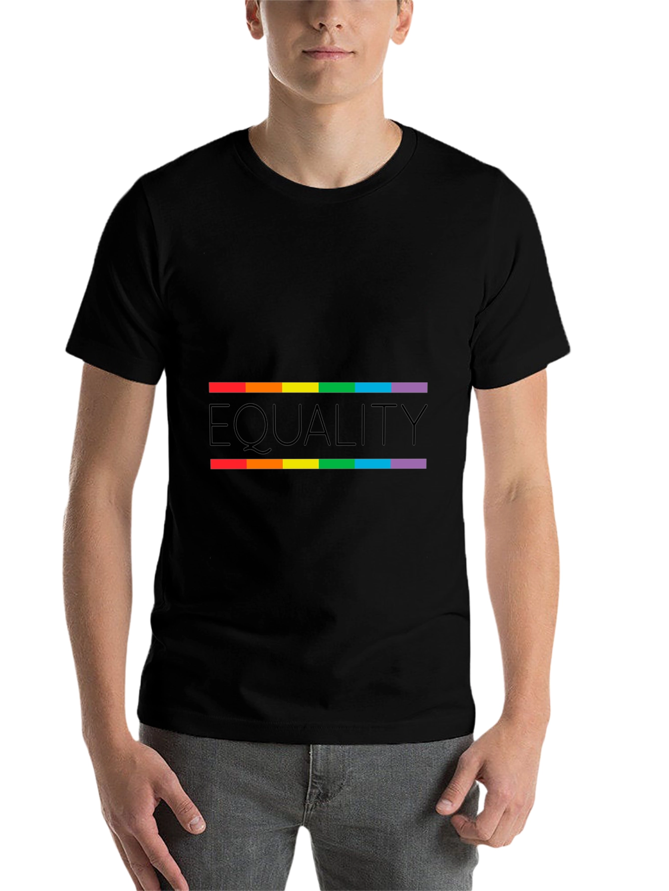 Equality Rainbow Pride Graphic T-Shirt