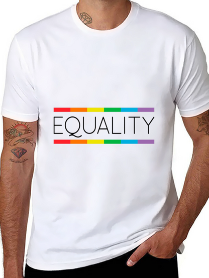 Equality Rainbow Pride Graphic T-Shirt