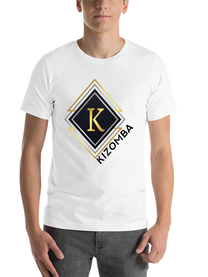 Stylish Black T-Shirt with Geometric K Design