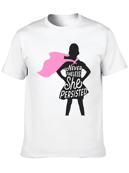 Nevertheless She Persisted Graphic Tee - Black
