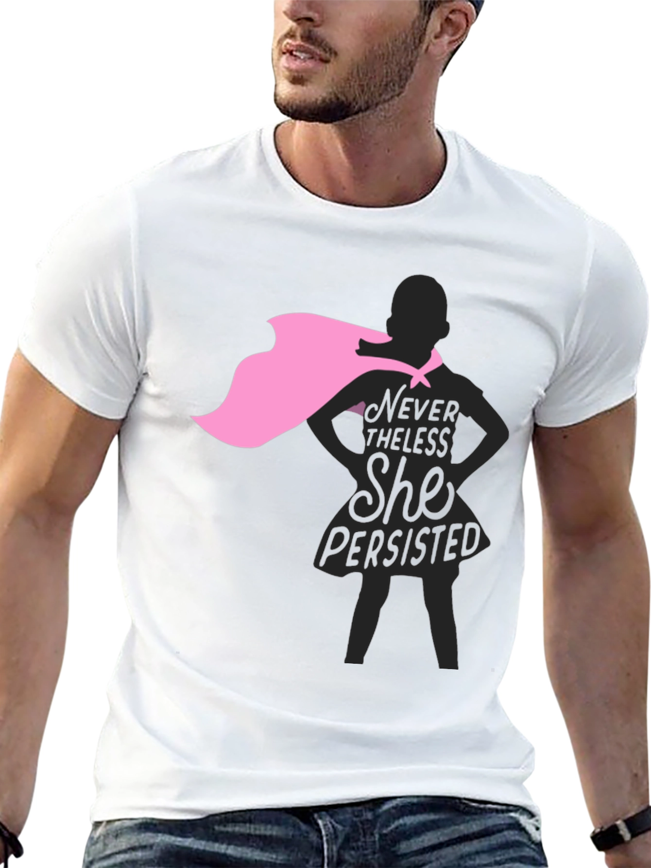 Nevertheless She Persisted Graphic Tee - Black