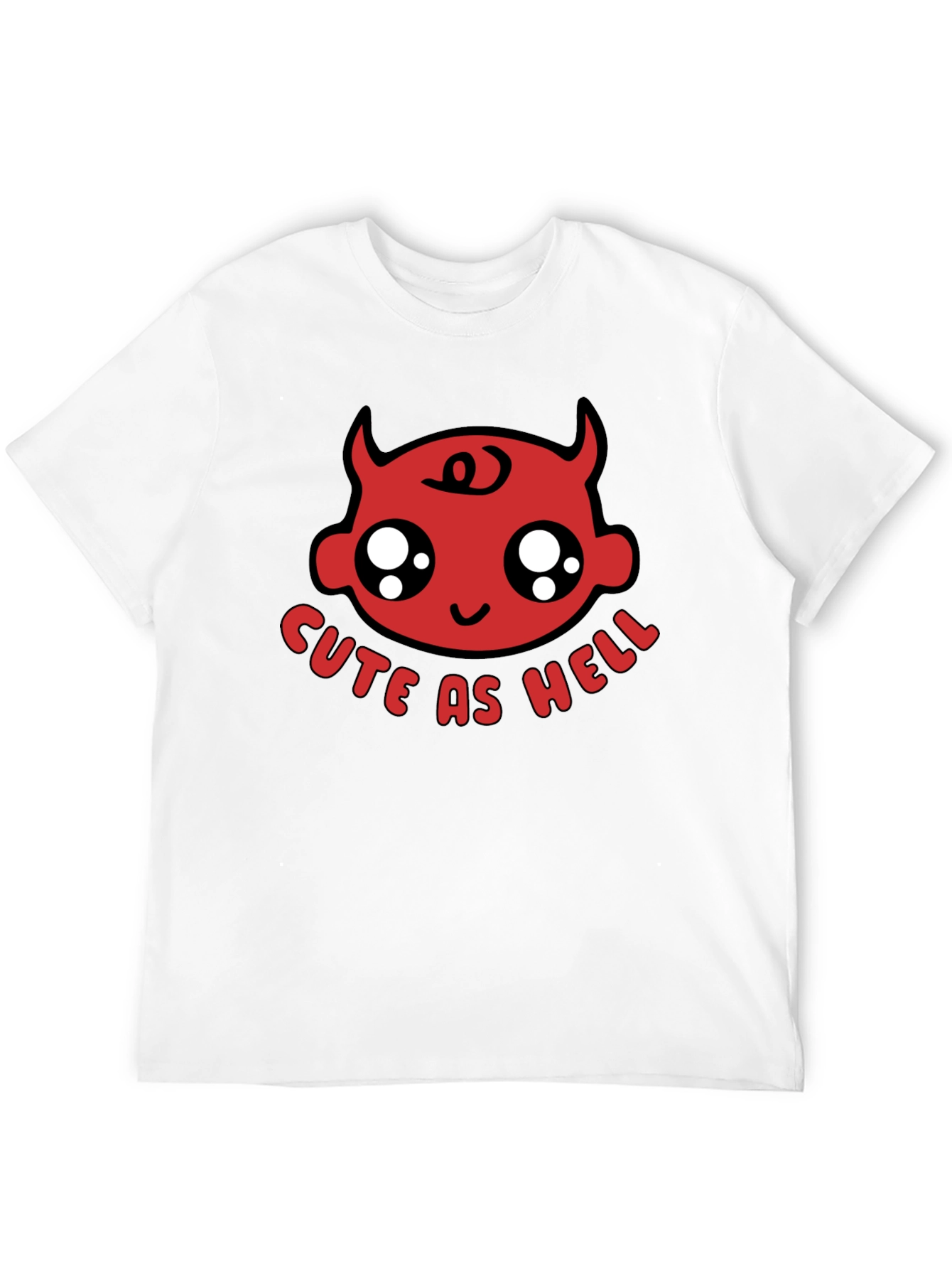 Cute as Hell Devil Baby Black T-Shirt