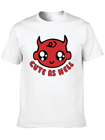 Cute as Hell Devil Baby Black T-Shirt