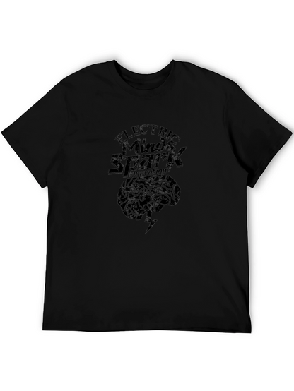 Electric Minds Spark Innovation Black T-Shirt
