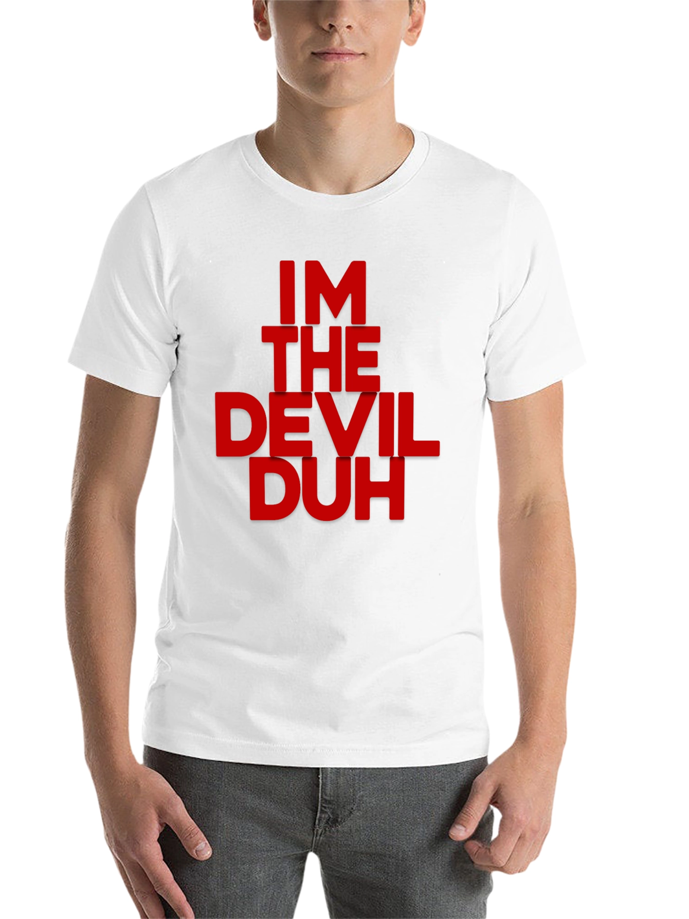 Im The Devil Duh Graphic Tee