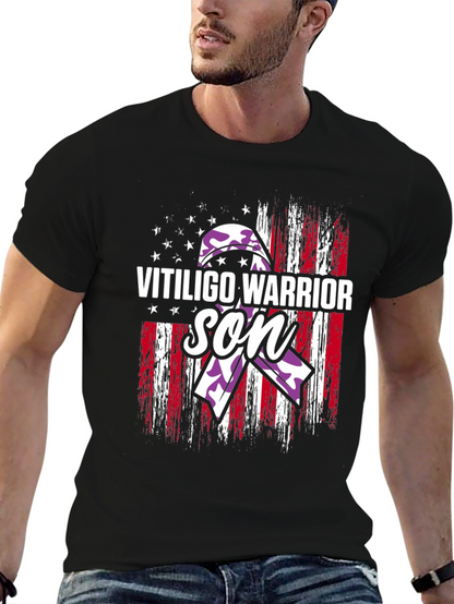 Vitiligo Warrior Son T-Shirt