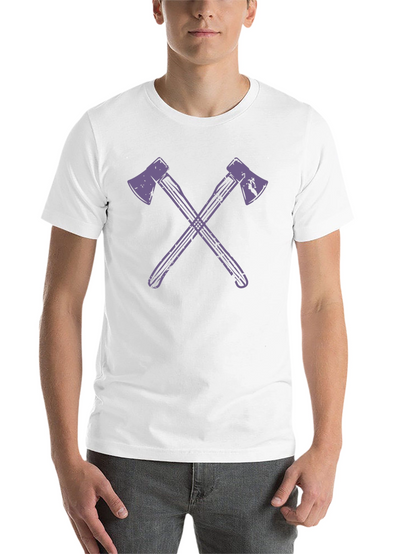 Axe Cross T-Shirt - Stylish Lumberjack Tee
