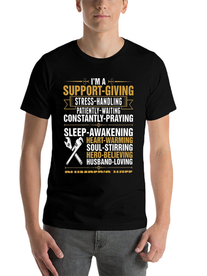 Support-Giving Plumbers Wife T-Shirt