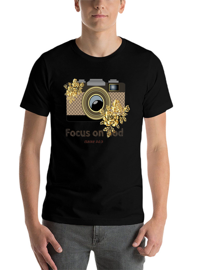 Focus on God Camera Floral Graphic Tee