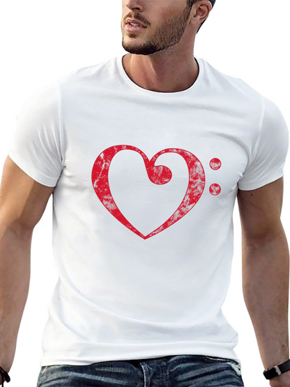 Musical Heart Graphic T-Shirt