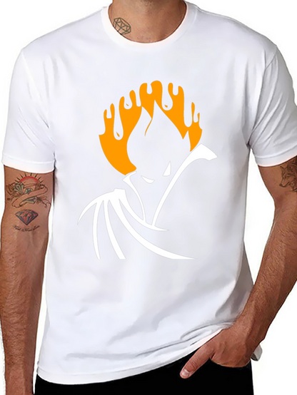 Mens Graphic Tee - Spooky Silhouette Design